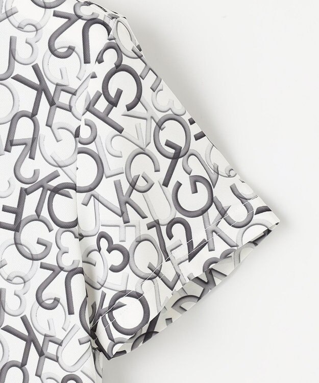 23区GOLF 【WOMEN】【吸水速乾・UVケア】ＭＯＶＥロゴ カノコ 半袖シャツ ブラック系5