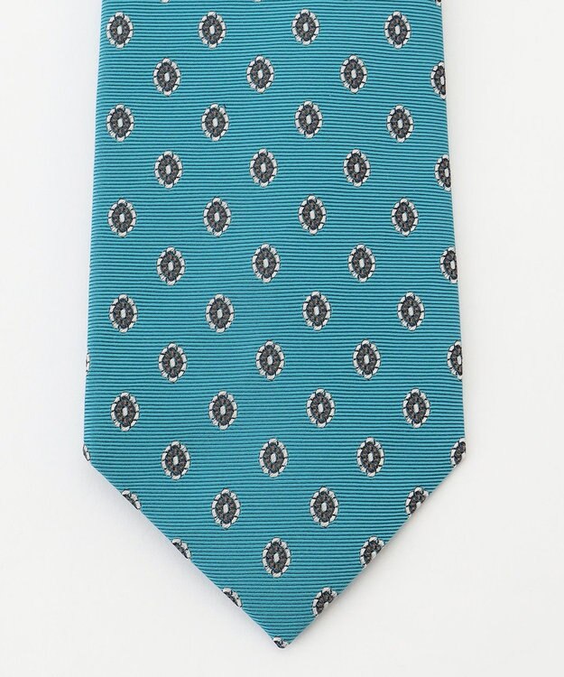 J.PRESS MEN 【VINTAGE JACQUARD COLLECTION】小紋柄 ネクタイ スカイブルー系7