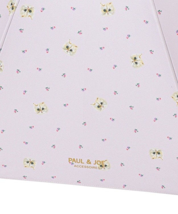 MOONBAT 【軽量】PAUL & JOE 晴雨兼用日傘 長傘 ジプシー 一級遮光 遮熱 UV ライトパープル