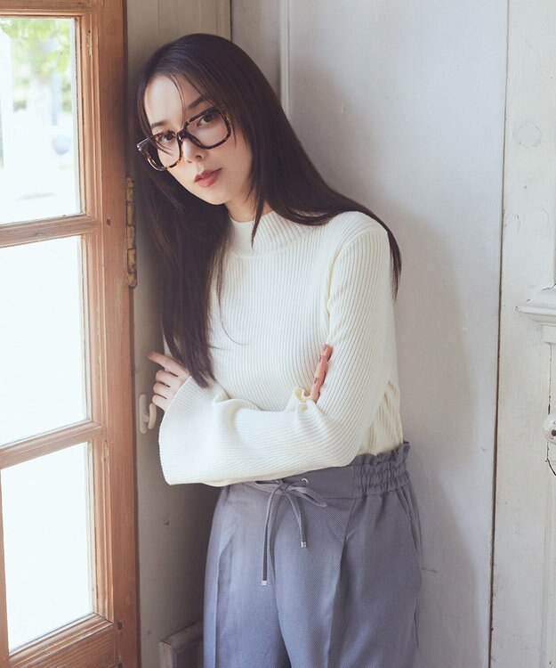 earth music&ecology フレアスリーブプルオーバー Ivory