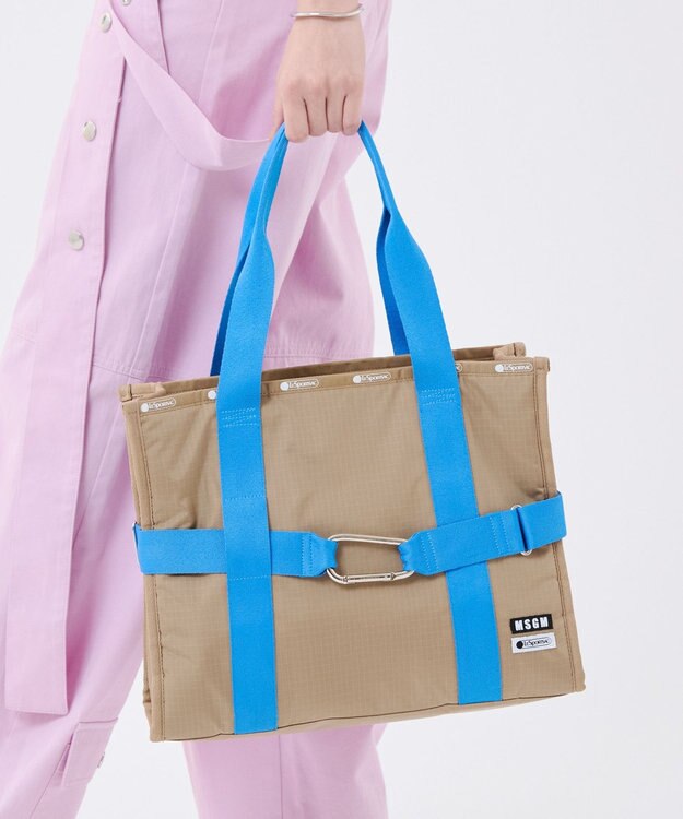 LeSportsac MSGM MD BOAT TOTE/MDボートトートカーキ MDボートトートカーキ