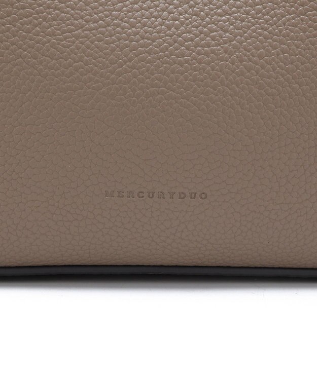 style code 【MERCURYDUO/マーキュリーデュオ】両アオリポケット　ハンドバッグ　キーリングチャーム付き ベージュ