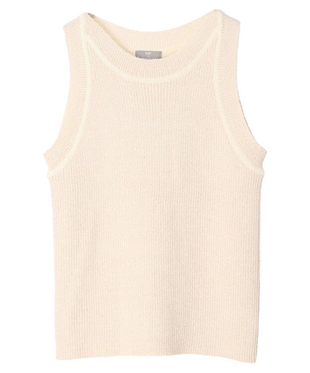 Green Parks ＫＢＦ　配色ニットタンク Beige