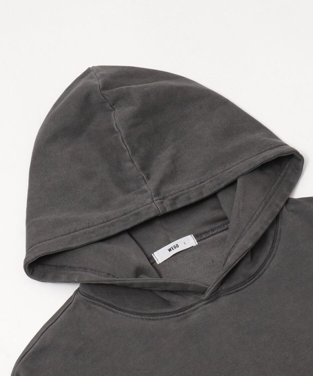 WEGO 【ユニセックス着用ITEM】バルーンクロップドプルパーカー ブラックその他