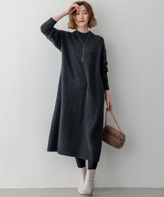 23区 ドロップメタル ラリエット ネックレス ゴールド系