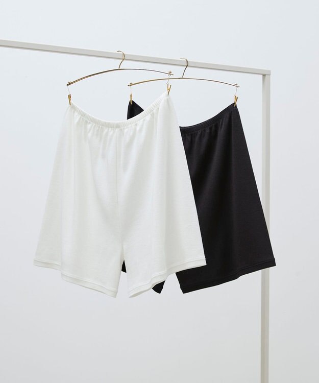 une nana cool 【綿混】ペチコートパンツ アイボリー