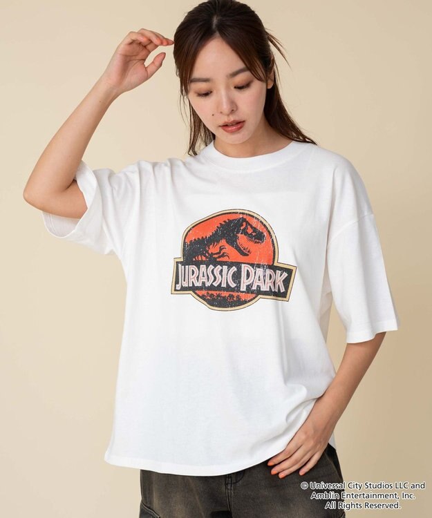 WEGO 【ユニセックス着用ITEM/SMLサイズ展開】JURASSIC　PARKグラフィックT（S） 柄1