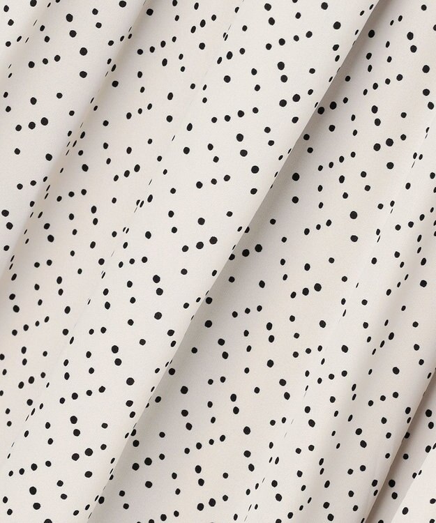 自由区 L 【17号サイズまで展開・カタログ掲載・セットアップ対応】ライトサテンプリーツ スカートⅡ ベージュ×ブラック