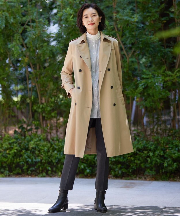 J.PRESS LADIES タートルジャージー カットソー ホワイト系