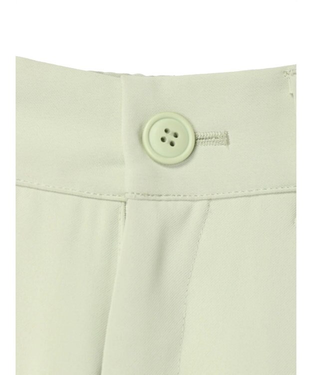earth music&ecology タックストレートパンツ Light Green