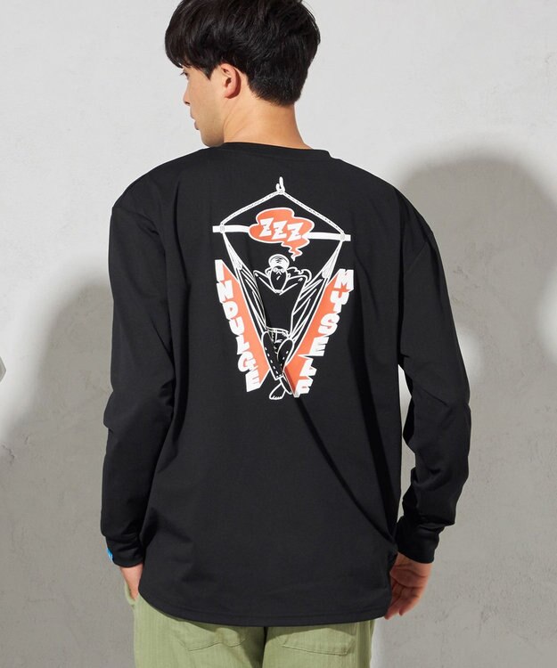SHARE PARK MENS 【UNISEX】UVカット アートコラボロングTシャツ〈Hammock〉（L・XLサイズ） ブラック