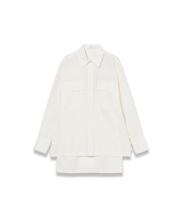 JOSEPH ポプリンコットン　ロングスリーブシャツ Wax