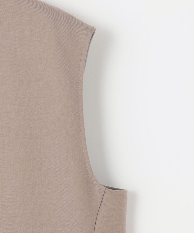 自由区 【2WAY】ライトウールダブルクロス ジャンパースカート ライトグレー系