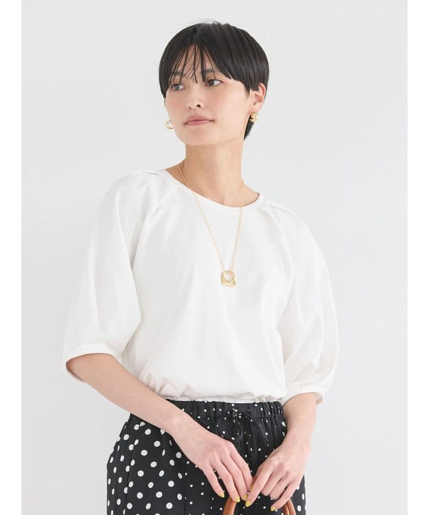 AMERICAN HOLIC パフスリーブカットプルオーバー Off White