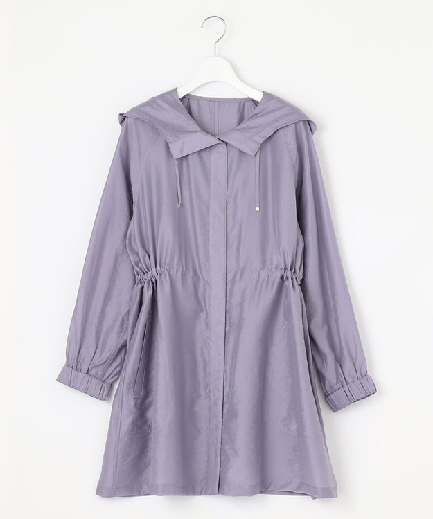 自由区 【XSサイズ～/洗える】シアー ライトコート ライラック系