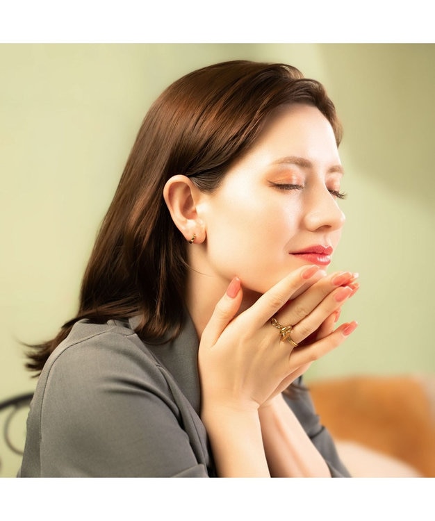 blancotokyo 【金属アレルギー対応】フープピアス PLANUM ゴールド