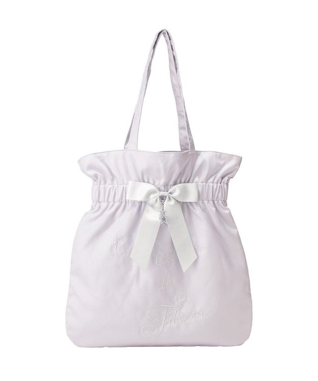 Maison de FLEUR スターリボントートバッグ Silver