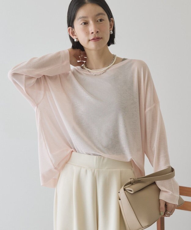 AMERICAN HOLIC シアーカラープルオーバー Pink