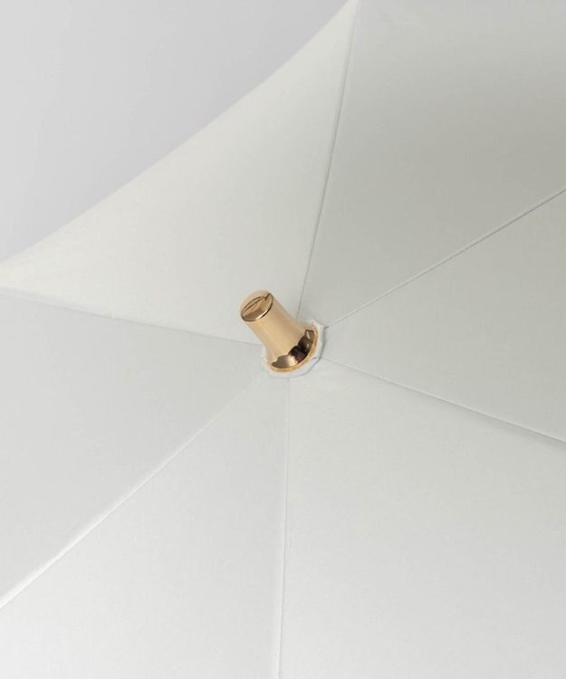 AURORA Beaurance ビューランス カリグラフィー刺しゅう柄 晴雨兼用パラソル傘 (トップフラット折傘) ホワイト