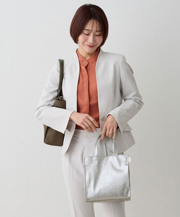 ROOTOTE 1056【ルートートの定番】LT.スクエア.クラシック-B 04：リンクル・シルバー