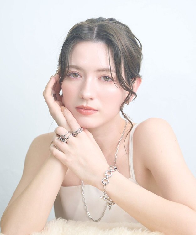 blancotokyo 【金属アレルギー対応】マンテルチェーンブレスレット COSTA シルバー