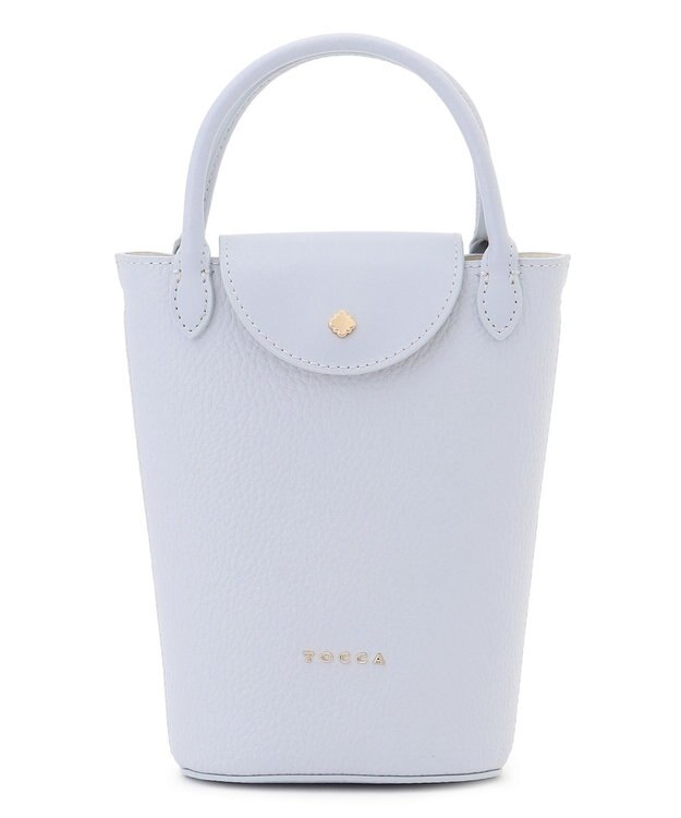 TOCCA 【八木アリサさん着用】PETAL SILHOUETTE LEATHER POCHETTE ポシェット ブルー系