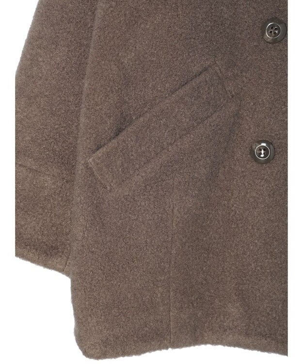 earth music&ecology ＢＩＧカラーコクーンコート Mocha