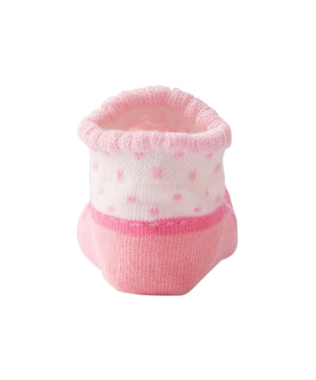 MIKI HOUSE HOT BISCUITS 【9-11cm】 パステルカラーベビーソックス ピンク