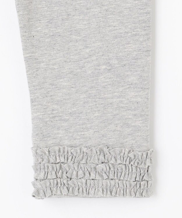 組曲 KIDS 【110-140cm】ストレッチ天竺レギンス（７分丈） グレー系