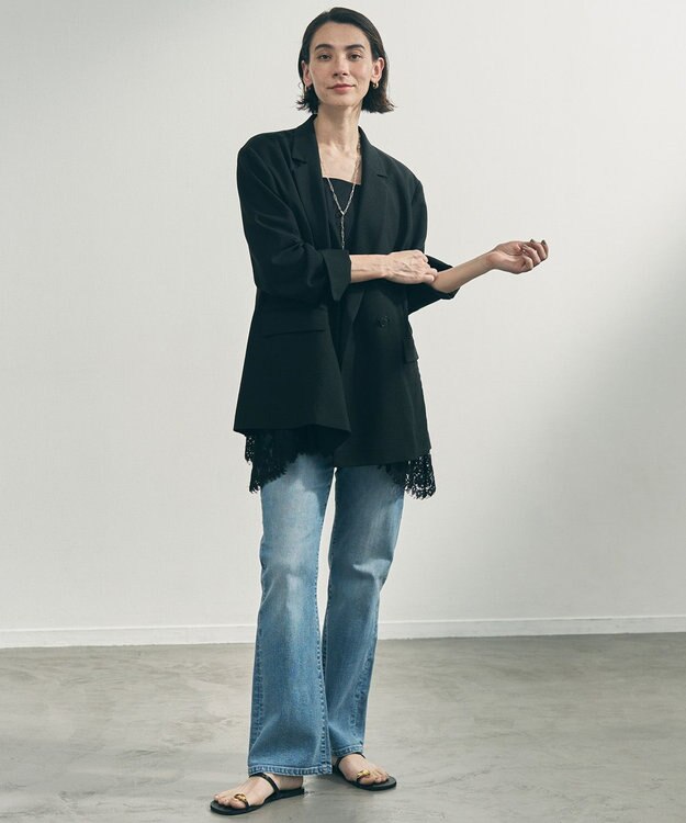 UNFILO 【UNFILO DENIM】フレアデニム ライトブルー