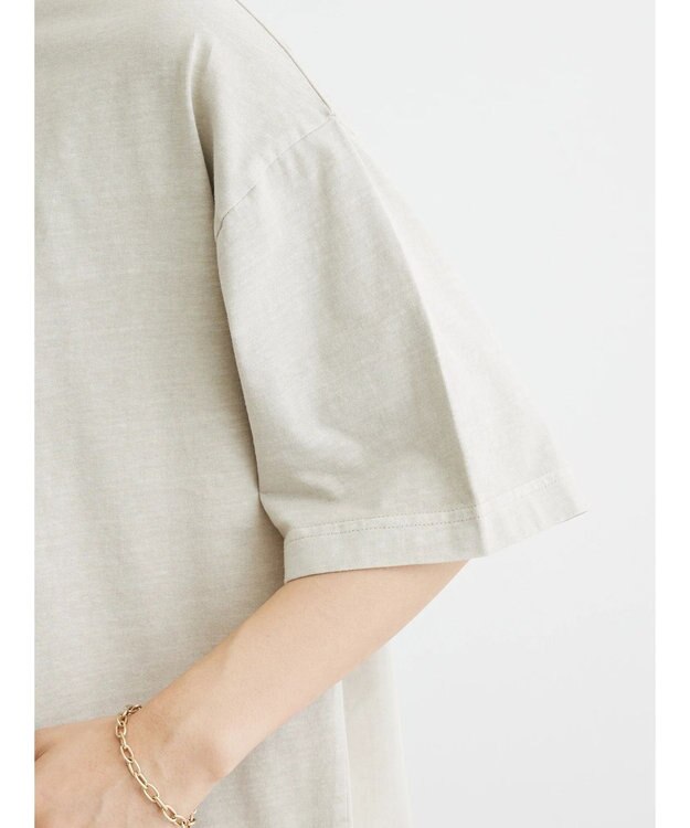 Green Parks ピグメントドッキングチュニック Light Beige