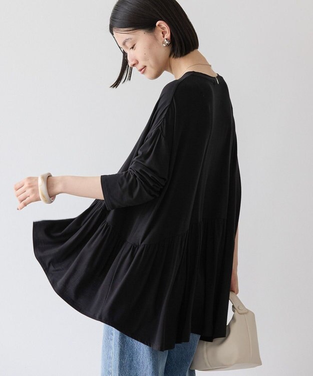 AMERICAN HOLIC ティアードカットプルオーバー Black