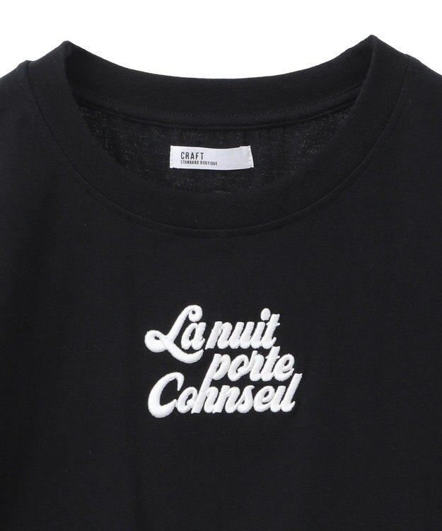 CRAFT STANDARD BOUTIQUE ロゴ刺繍TEE Black