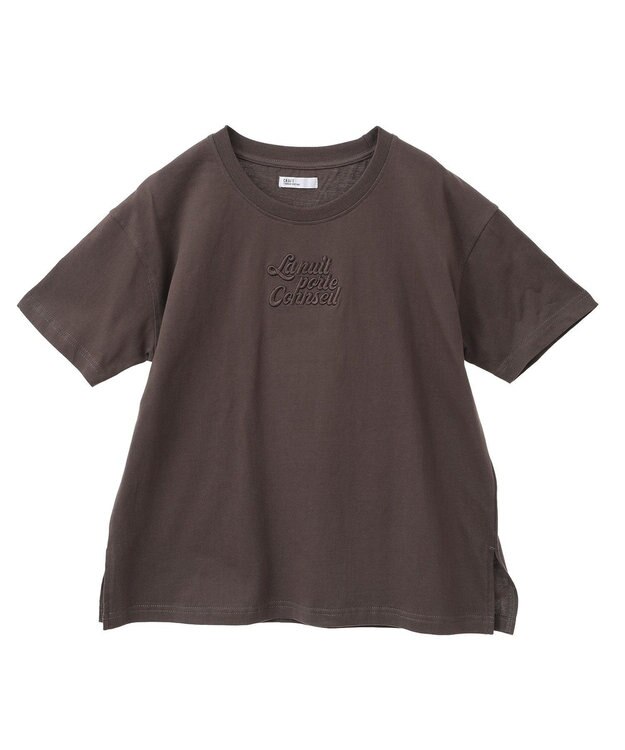 CRAFT STANDARD BOUTIQUE ロゴ刺繍TEE Brown