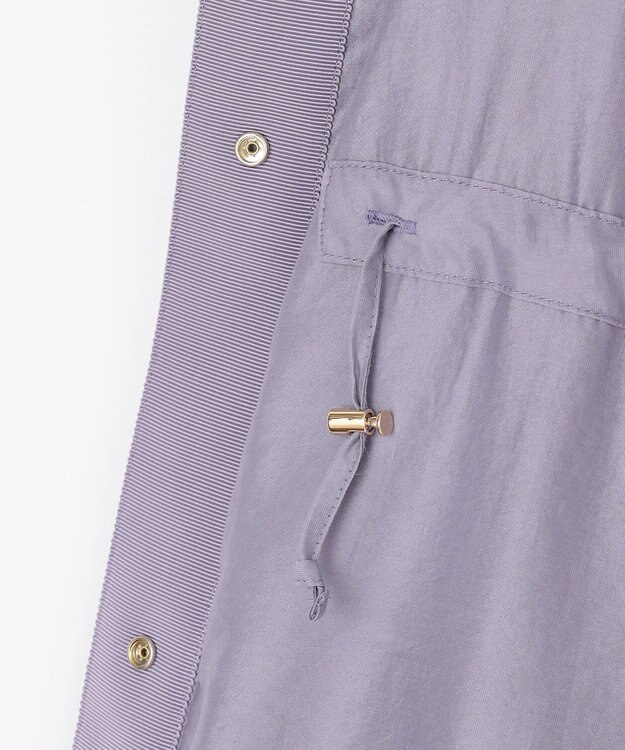 自由区 L 【洗える】シアー ライトコート ライラック系