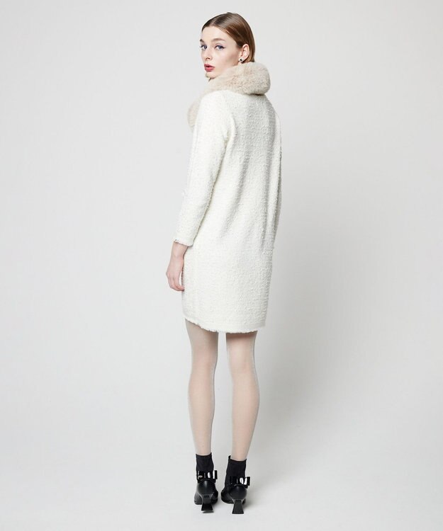 TOCCA 【洗える！】UNSNARL TWEED ドレス ホワイト系