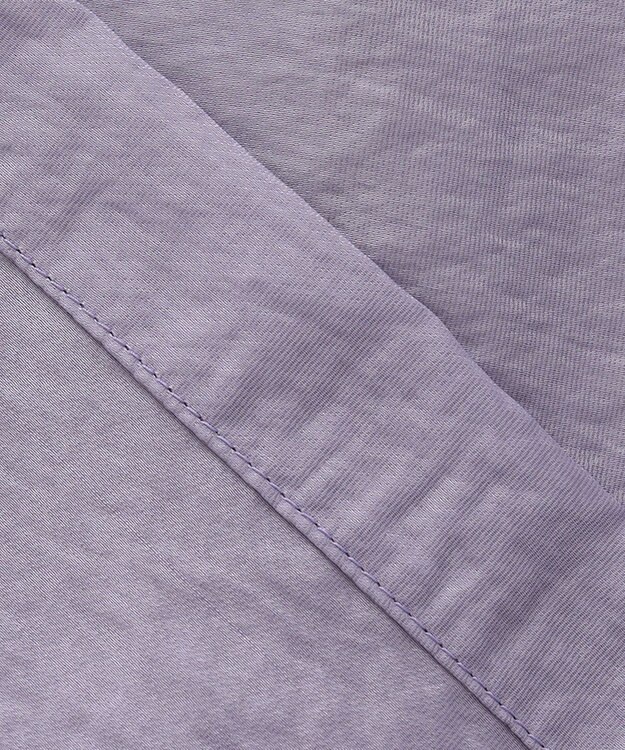 自由区 L 【洗える】シアー ライトコート ライラック系