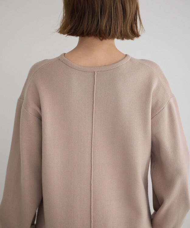 YECCA VECCA 【2点SET】ZIPベストセットニットワンピース Beige