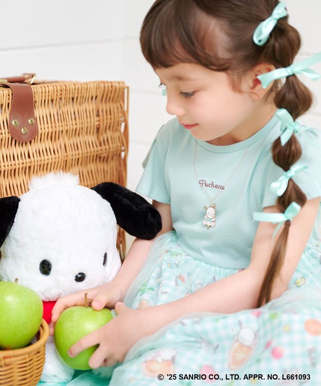 ANY KIDS 【any FAM ×サンリオキャラクターズ】ネックレス風 ワンピース ポチャッコ×ミント