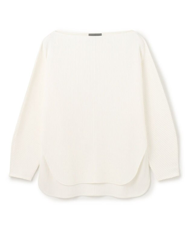 uncrave プリーツリブ ドルマンスリーブトップス オフ