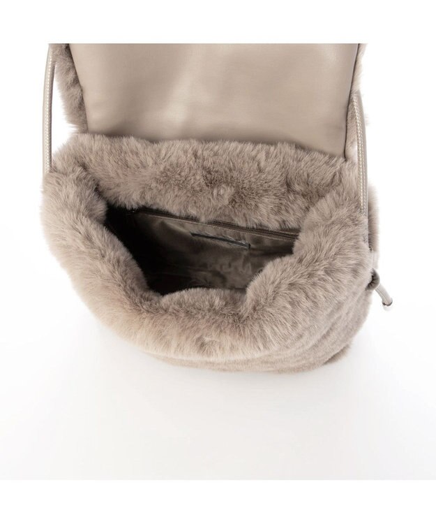 UNBILLION カシュカシュ cachecache / エコファーシンプルフラップショルダー オーク