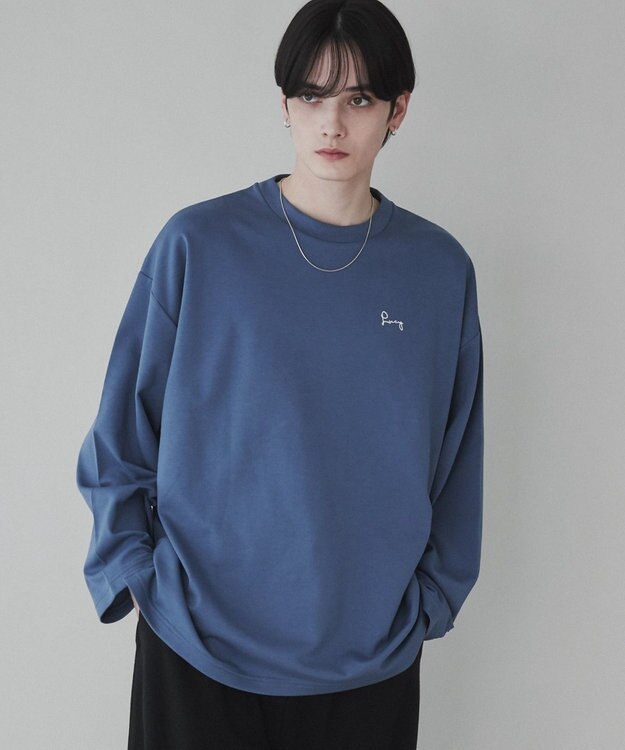 WEGO AIRFUNCTION　シンプルロゴロンT ブルー