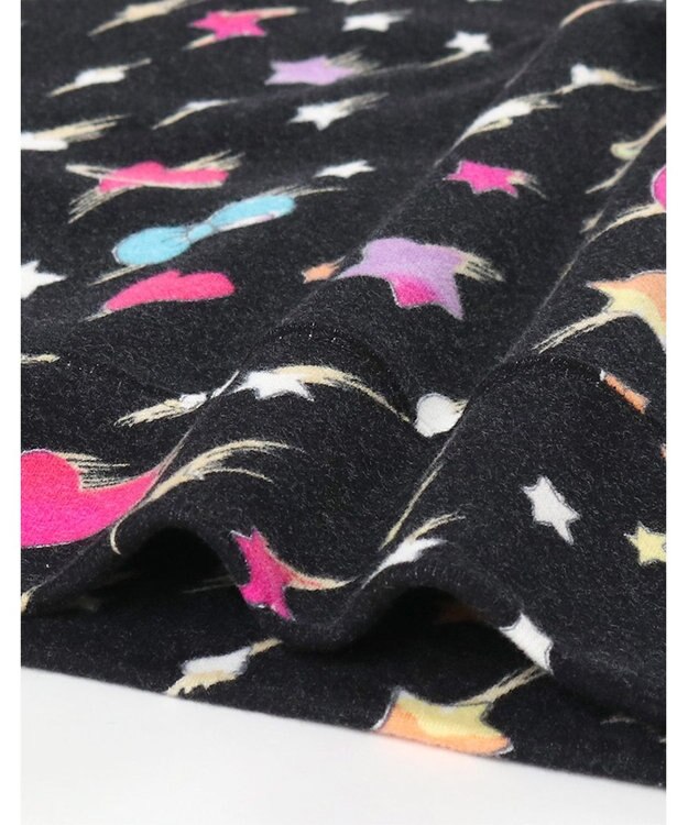 tsumori chisato SLEEP ツモリチサト パジャマ 綿100%(本体) あったか 長袖 長ズボン レディース UDW401 /ワコール ブラック