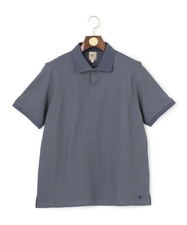 J.PRESS MEN ジャケットインの最適解【接触冷感 / 吸水速乾】【J.PRESS PREMIUM JERSEY】スキッパー ポロシャツ グレー系