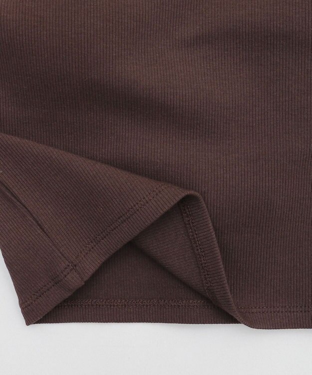 WEGO 【カップ付きインナー】ワンポイント刺繍キャミ ブラウン