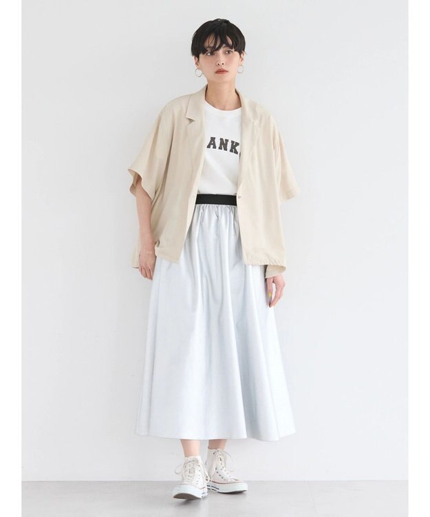 AMERICAN HOLIC シルバーフレアスカート Silver