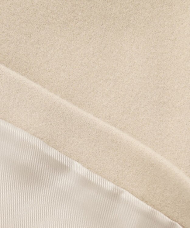 J.PRESS LADIES Jackal 140s ソフトメルトン Pコート ベージュ系