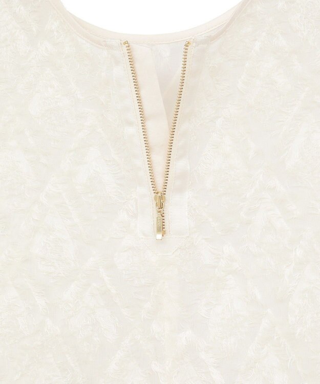 AMERICAN HOLIC フリンジジャガードブラウス Ivory