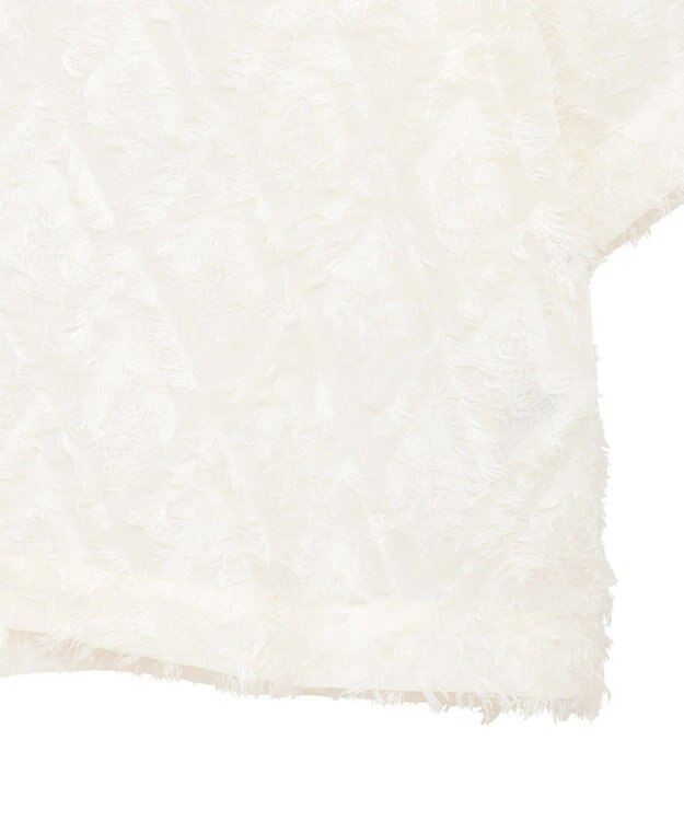 AMERICAN HOLIC フリンジジャガードブラウス Ivory