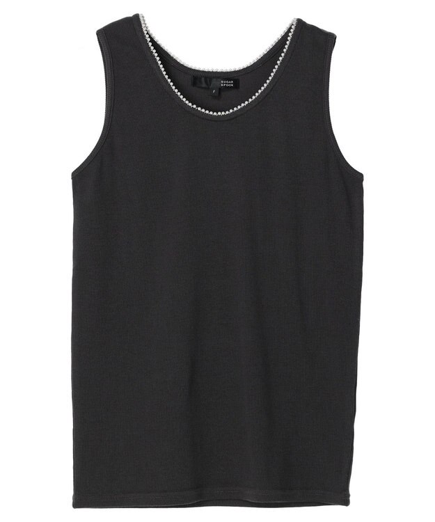 Green Parks ・ＳＵＧＡＲ　ＳＰＯＯＮ　パールテレコタンク Charcoal Gray